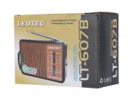 Przenośne radio bezprzewodowe Leotec LT-607B FM,AM - imitacja drewna