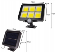 Solarne oświetlenie zewnętrzne Izoxis 120 COB LED + pilot