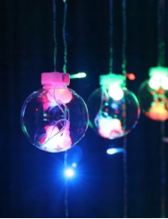 Christmas Light Chain 108 LED Christmas Balls - 5m