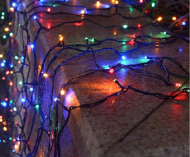 Lampki świąteczne zewnętrzne/zewnętrzne 10 m - 100 LED kolor L11361