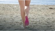 Naklejki ochronne na nogi na plaży, koupaliště Wariant: S, różowy (32-35)