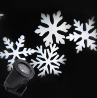 Wodoodporny projektor śniegu LED, świąteczne płatki śniegu