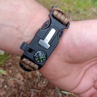 Zegarek survivalowy - brązowy