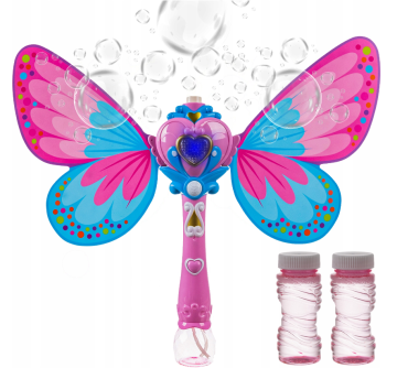 Magiczna różdżka z bańkami mydlanymi, różdżka bąbelkowa Butterfly Kruzzel 21161