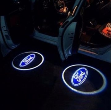 Projektor LED logo marki samochodu - 2 szt. (Ford)