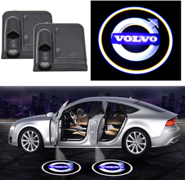 Projektor LED logo marki samochodu - 2 szt. (Volvo)