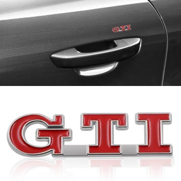 Naklejka 3D na samochód GTI