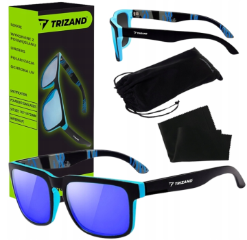 Okulary przeciwsłoneczne polaryzacyjne Trizand + akcesoria