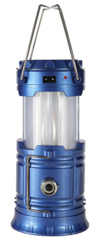 Wielofunkcyjna przenośna lampa solarna LED 3 w 1 Kolor: niebieski