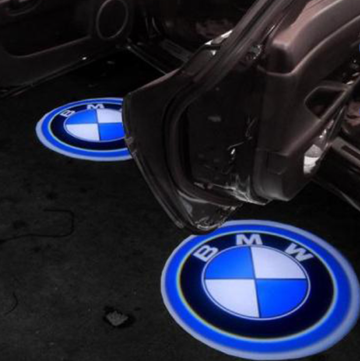 Projektor LED logo marki samochodu - 2 szt. (BMW)