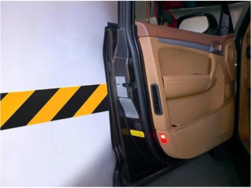 Zabezpieczenie drzwi pojazdu do ściany garażu 50 x 10 x 1,5 cm